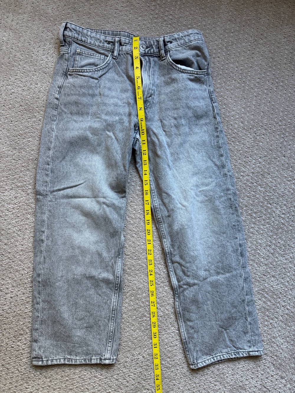 H&M boys Gray loose fit Jeans